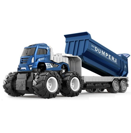 Dumper fordon Die-Cast 26cm, Bl