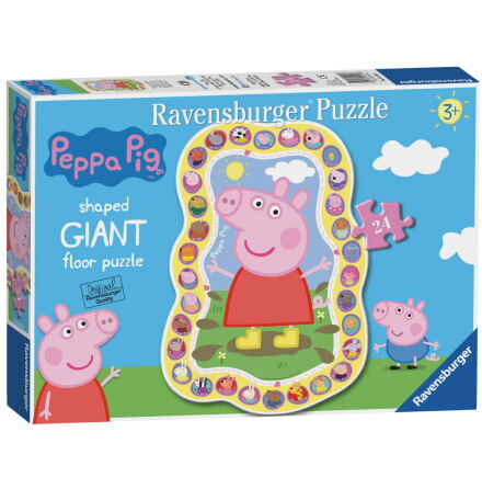 Greta Gris Buss Stort Golvpussel 24 bitar, Ravensburger