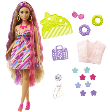 Barbie Totally Hair Docka, Flower Barbie