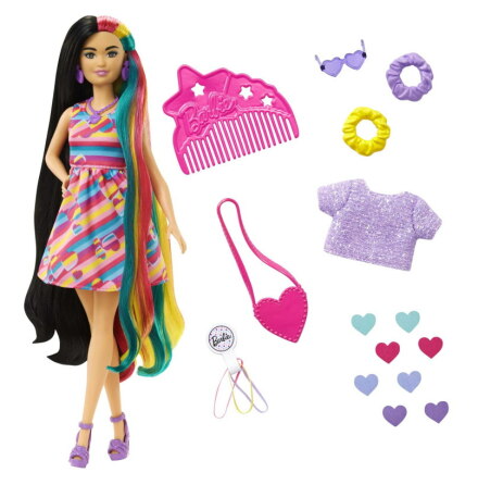 Barbie Totally Hair Docka, Heart Barbie