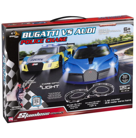 Speedcar Bugatti Vs. Audi Polisjakt Bilbana