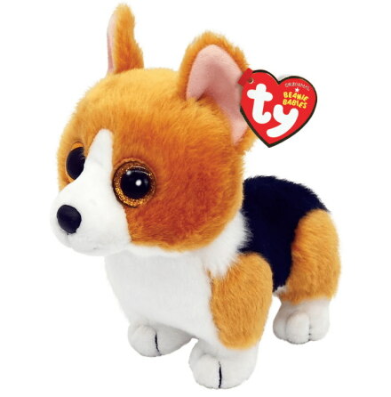 TY Beanie Bellies Corgi Hund, Regular 20cm