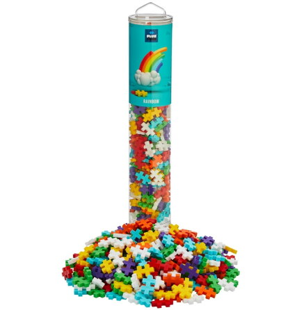 Plus-Plus Regnbge Frgmix, 240 delar