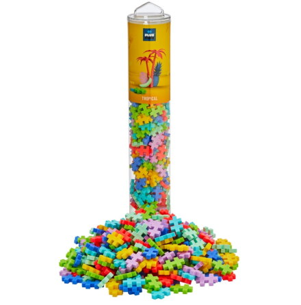 Plus-Plus Tropisk Frgmix, 240 delar