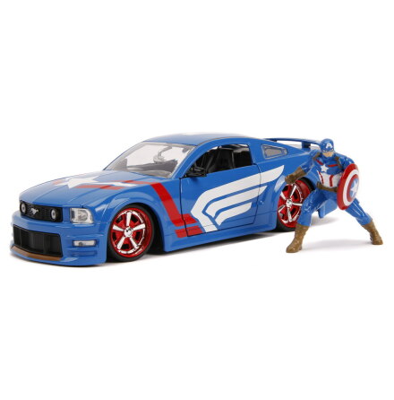 Marvel Captain America 2006 Ford Mustang GT 1:24