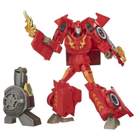 Transformers Toys Cyberverse Deluxe Class, Hot Rod Action Figure