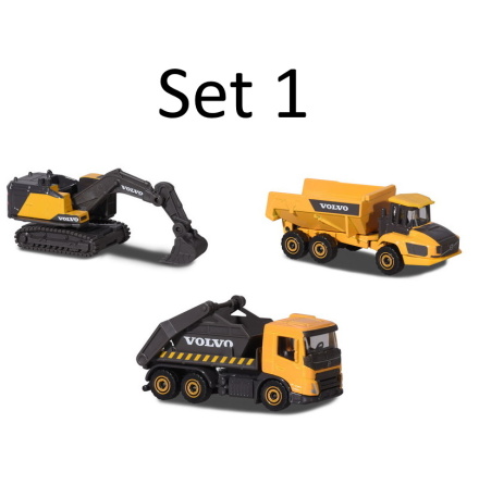 Majorette Volvo Construction 3 Delar Set