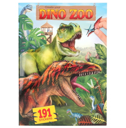 Dino World Zoo Pysselbok 