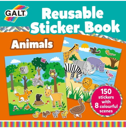 Galt Stickersbok Djur
