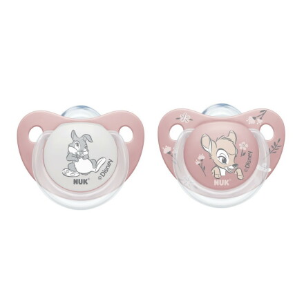 NUK Pacifier Trendline Silicon S2 Bambi, 6-18 mn