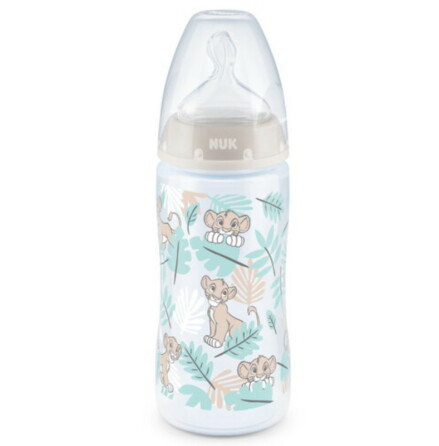 First Choice+ Temperature Bottle PP, 300ml, Lion King 