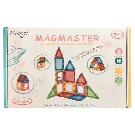 Magmaster, Magnetiskt Konstruktionslek, 22 delar