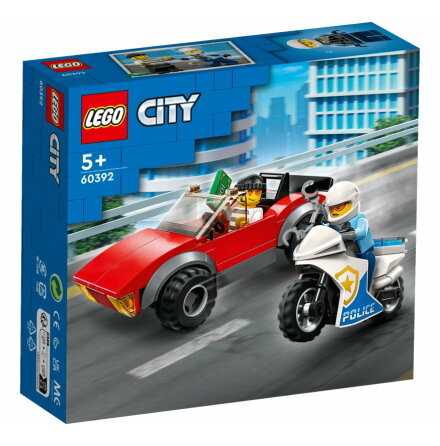 Lego City Biljakt med polismotorcykel