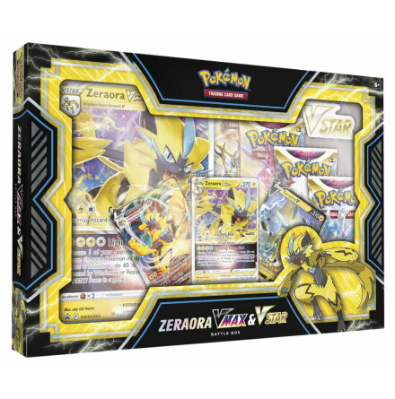 Pokmon Zeraora VMax & VStar Battle Box