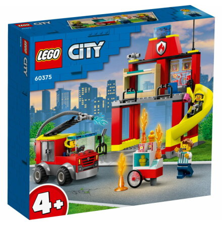 Lego City Brandstation och brandbil