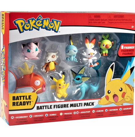 Pokémon Battle Figure Multi Pack, 8-pack