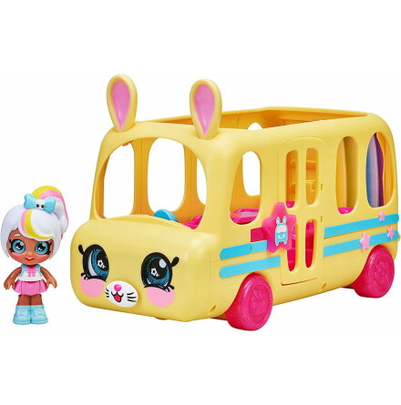 Kindi Kids Minis School Bus med Docka