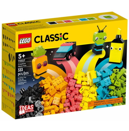 Lego Classic Kreativt skoj med neonfärger