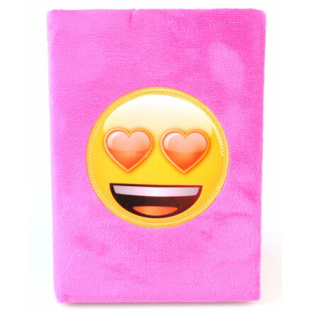 Anteckningsbok A5, Emoji Rosa Hjärta