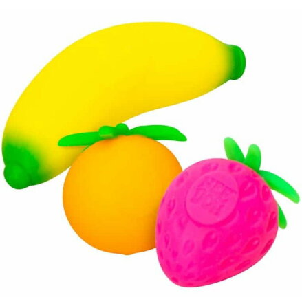NeeDoh Fidget Frukt Boll, Groovy Fruit