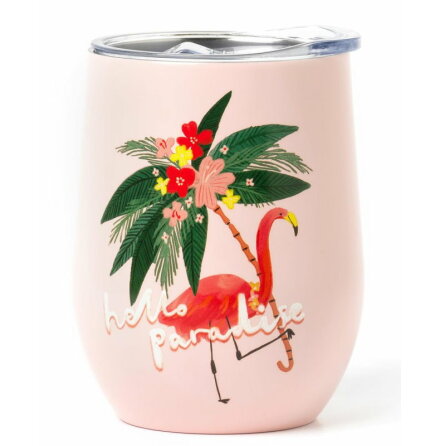 Hot & Cold, Vakuumtumbler, Flamingo, Legami