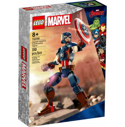 Lego Super Heroes Captain America byggfigur