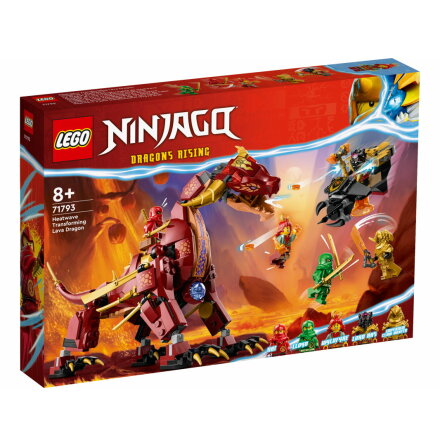 Lego Ninjago Heatwaves omvandlingsbara lavadrake