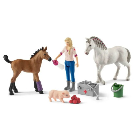 Schleich Veterinrbesk hos sto och fl