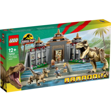 Lego Jurassic World Beskscenter- T-rex & raptorattack