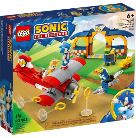 Lego Sonic The Hedgehog Tails verkstad och tornadoplan