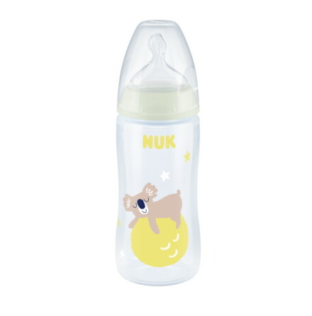 NUK First Choice+ Nappflaska 300 ml Night & Day, Koala