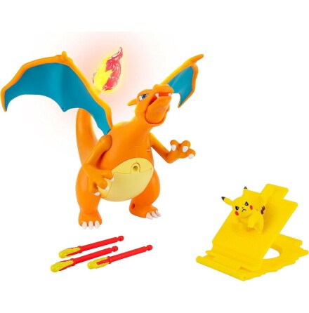 Pokemon Flame & Flight Deluxe Charizard w/ Pikachu