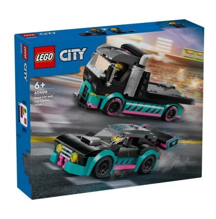 Lego City Racerbil och biltransport