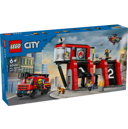 Lego City Brandstation med brandbil