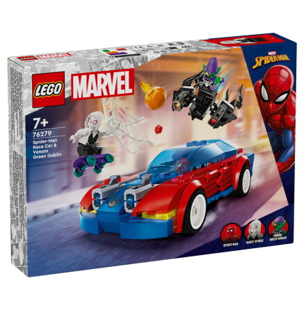 Lego Super Heroes Spider-Mans racerbil & Venom Green Goblin