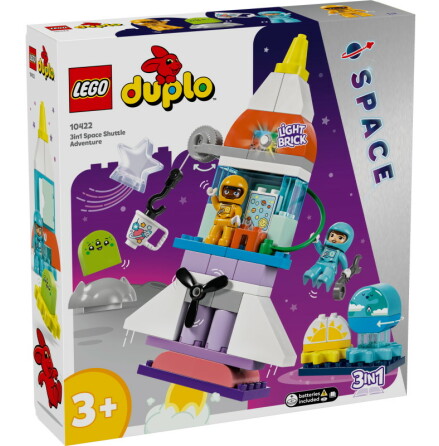 Lego Duplo 3in1 ventyr med rymdfrja