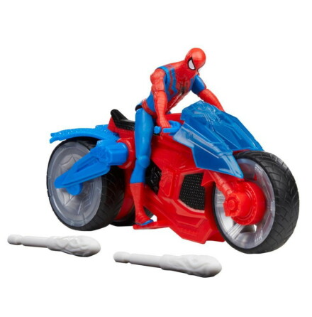 Spider-Man Web Blast Cycle Motorcykel och Figur