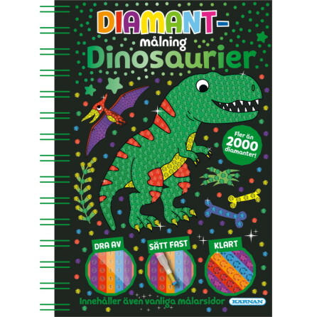 Diamantmlning Dinosaurier