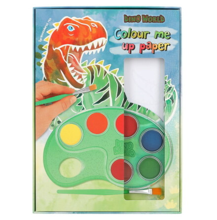 Dino World Colour Me Up Papper 