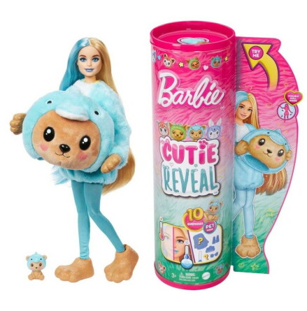 Barbie Cutie Reveal Teddy in Dolphin Costume