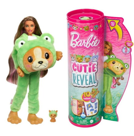 Barbie Cutie Reveal Dog in Frog Costume