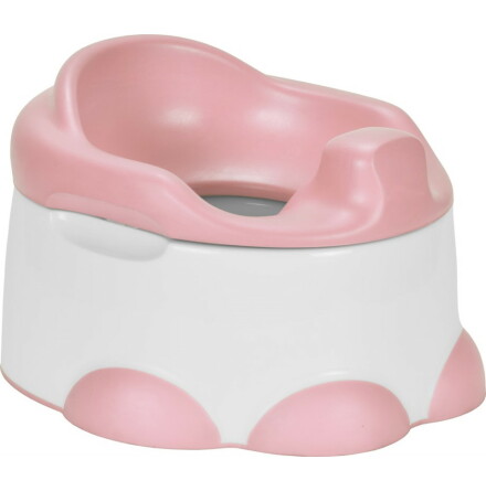 Bumbo Step 'n Potty, Vit/Rosa