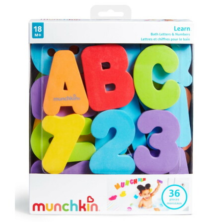 Munchkin Learn Bath Letters And Numbers 