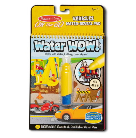Melissa & Doug Water WOW! Vehicles Water Reveal Pad