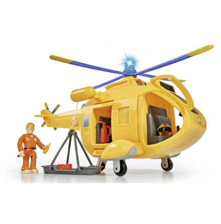 Brandman Sam Helikopter Wallaby II med Figur