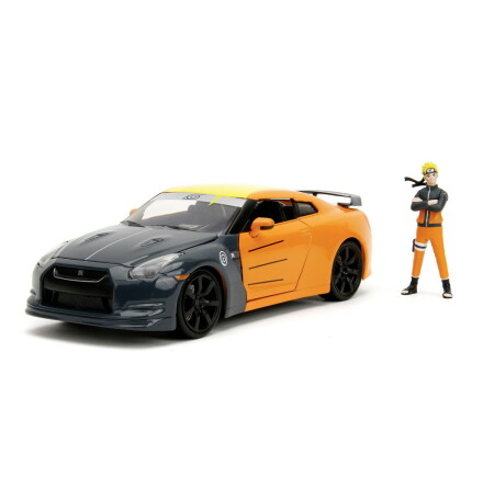 Naruto 2009 Nissan GT-R 1:24 med Figur