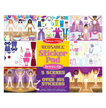 Melissa & Doug teranvndbara Klistermrken, Klder