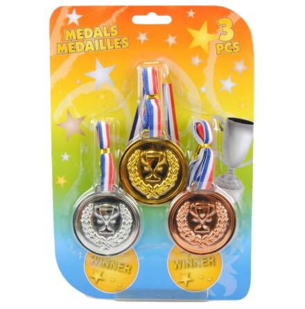 Medaljer, 3-pack