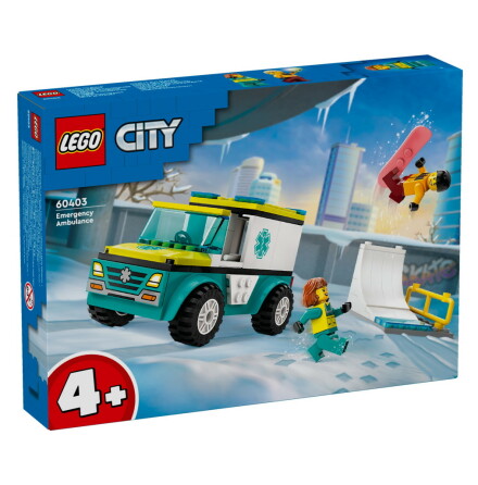 Lego City Ambulans och snowboardkare