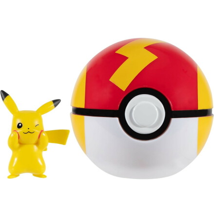 Pokmon Clip N Go Poke Ball, Pikachu & Fast Ball